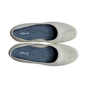 NEW ALLBIRDS Women's Size 9 Tree Breezers Ballet Flats Cream Hush Wool Comfort